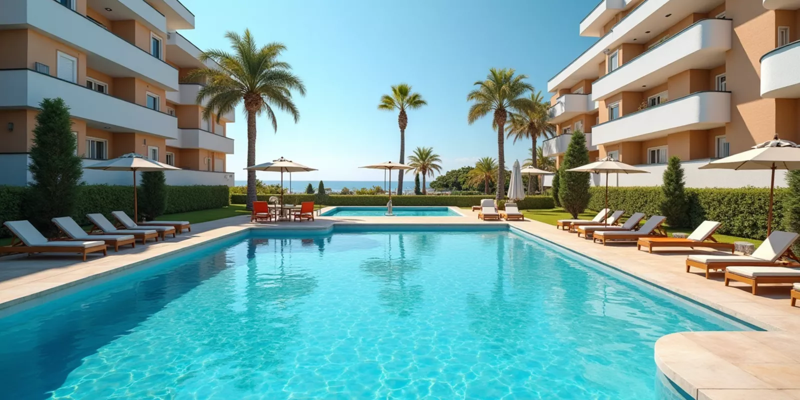 Alquiler de apartamentos con piscina en la Costa del Sol